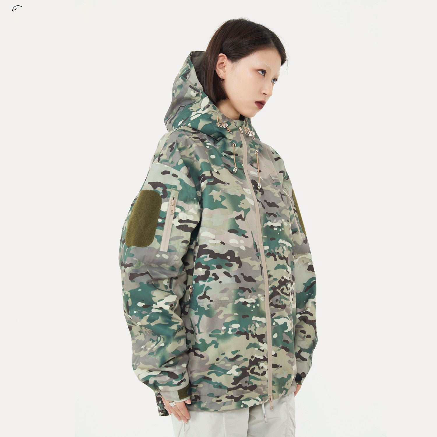 Stay Warm with the Camouflage Winter Thickened Cotton Jacket